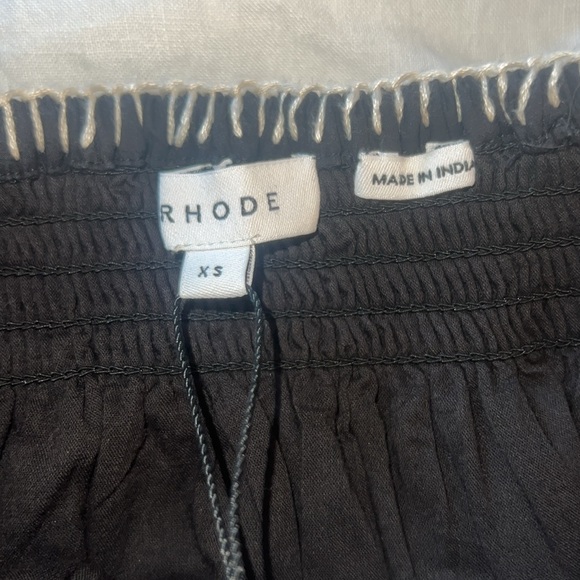 RHODE Evie Square-Neck Eyelet Mini Dress NWT - Picture 5 of 7